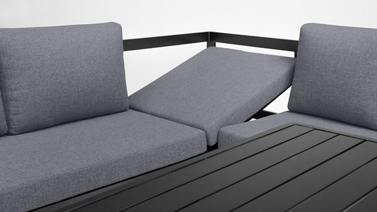 NAROŻNIK Z ŁAWKĄ I STOŁEM OBIADOWYM OCEAN KETTLER