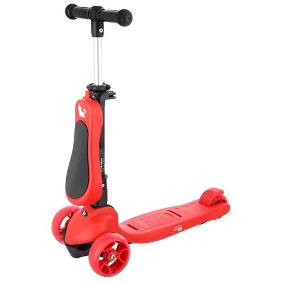 HULAJNOGA DZIECIĘCA HLB12 2w1 RED NILS FUN