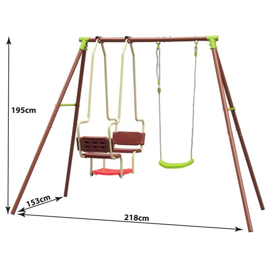 HUŚTAWKA OGRODOWA 3-OS SASKA GARDEN