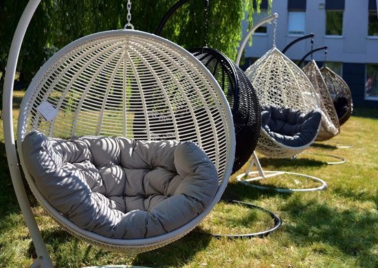 FOTEL WISZĄCY COCOON DELUXE 110x73x195 CM MILOO