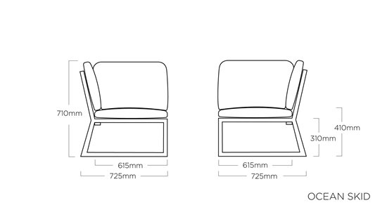 MODUŁ NAROŻNY OCEAN SKID MODULAR KETTLER 0105538