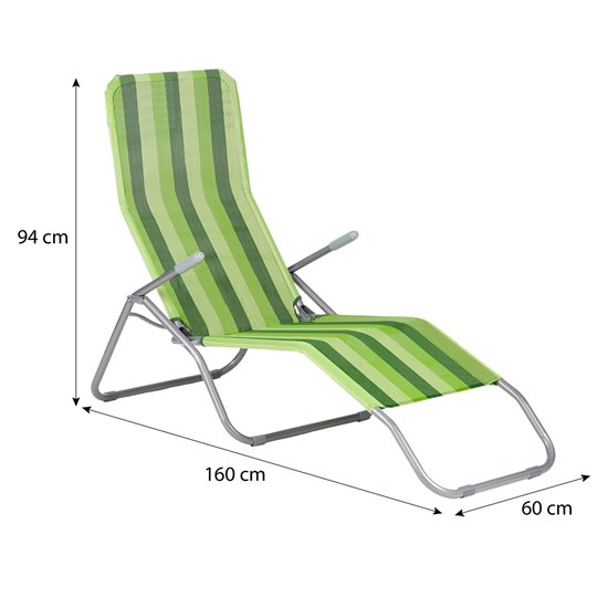 LEŻAK ZIELONY NILS CAMP NC3017