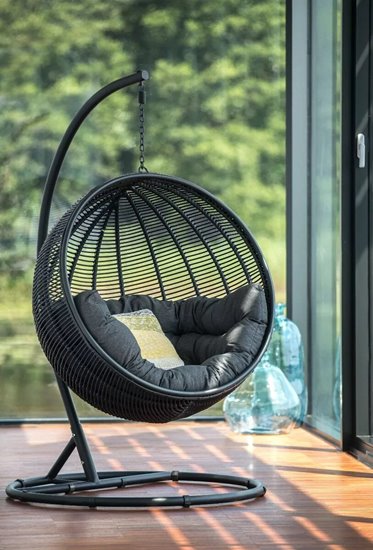 FOTEL WISZĄCY COCOON DELUXE 110x73x195 CM MILOO