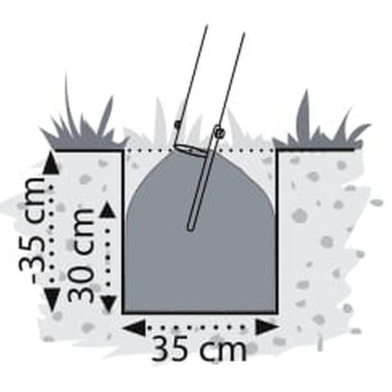 HUŚTAWKA OGRODOWA 4-OS SASKA GARDEN