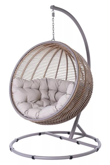 FOTEL WISZĄCY COCOON DELUXE 110x73x195 CM MILOO