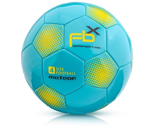 Piłka nożna Meteor FBX niebieski roz 4 /37005
