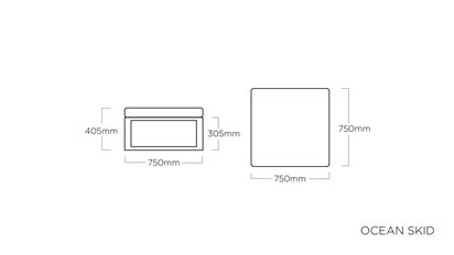 STOLIK KAWOWY OCEAN SKID MODULAR KETTLER 0105533-7