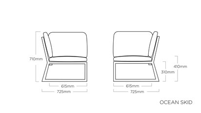 MODUŁ NAROŻNY OCEAN SKID MODULAR KETTLER 0105538