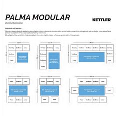 MODUŁ SKRAJNY PRAWY PALMA WING KETTLER 0103437-550
