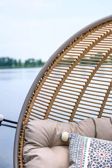 FOTEL WISZĄCY COCOON DELUXE 110x73x195 CM MILOO