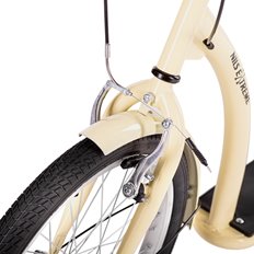 HULAJNOGA Z POMP. KOŁAMI NILS EXTREME  ECRU 20/16"