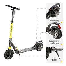 HULAJNOGA Z HAMULCEM TARCZOWYM NILS EXTREME HM208T