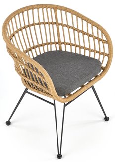KRZESŁO RATTANOWE K-456 HALMAR
